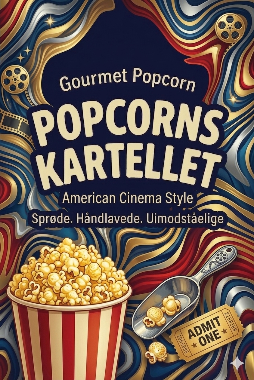 American Cinema Style Popcorn  100g