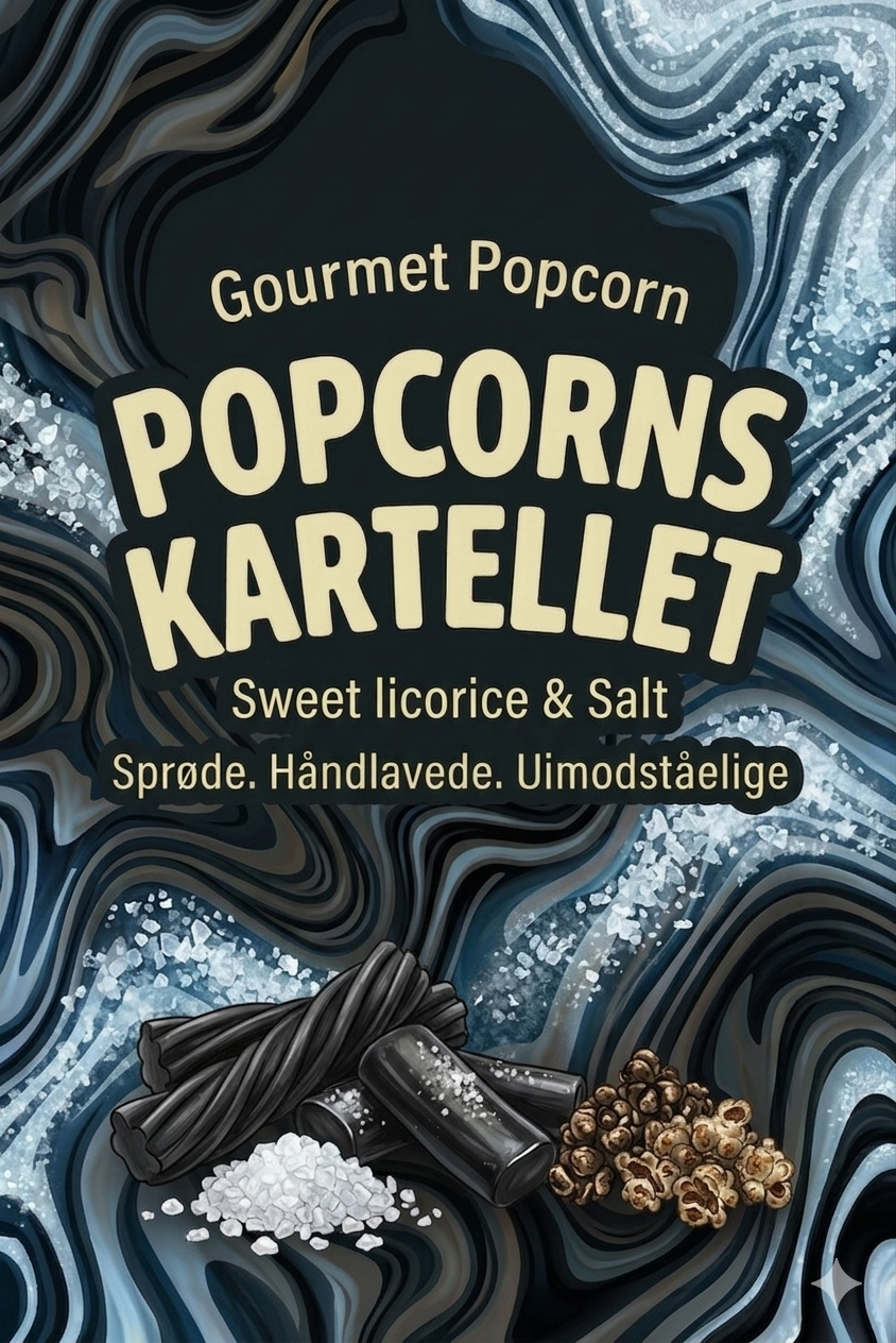 Sweet Licorice & Salt popcorn  150g